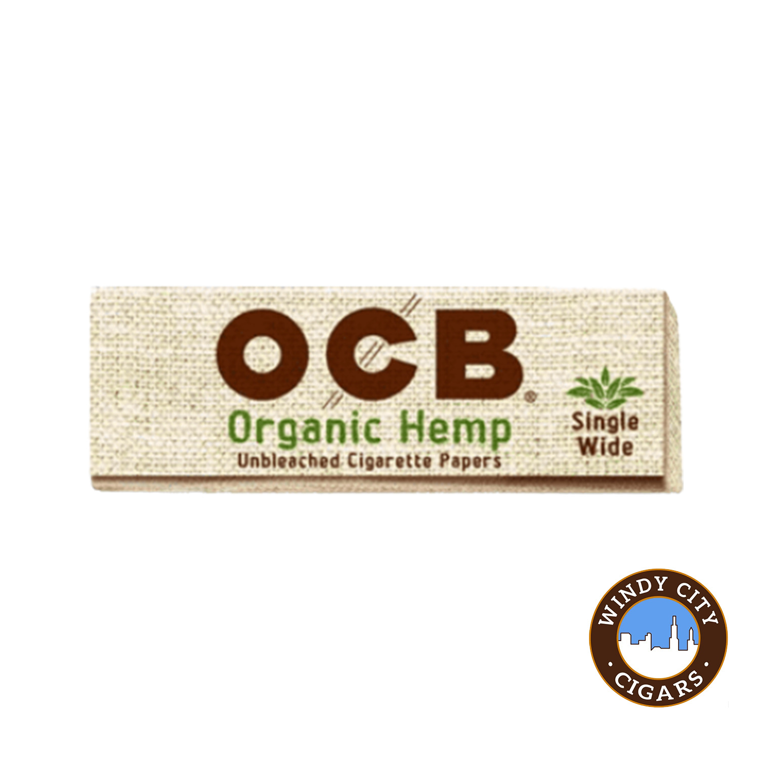 OCB Organic Hemp Single Wide Rolling Papers - 10 Packs
