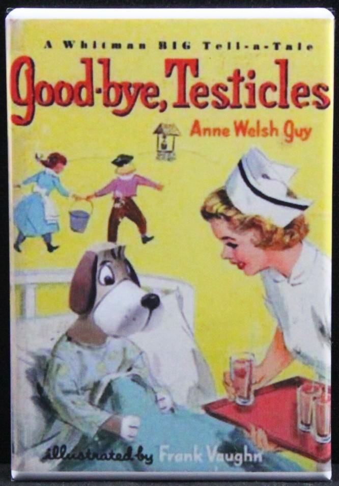 Good-Bye, Testicles Book Cover 2\