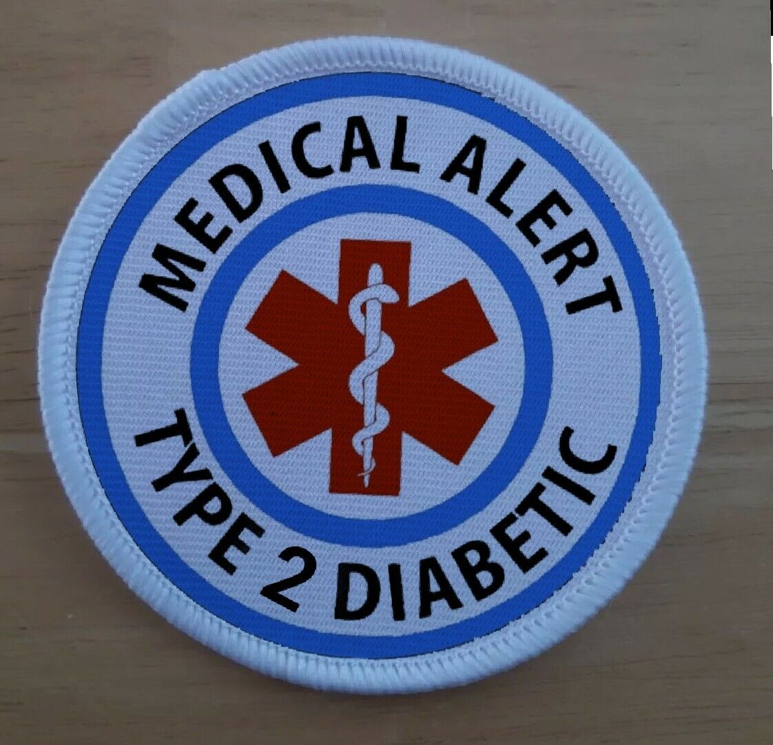  Type 2 Diabetic Diabetes Awareness Patch Badge patches badges