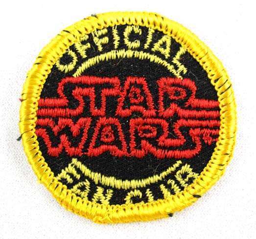 1977 Official Star Wars Fan Club Membership Patch #1