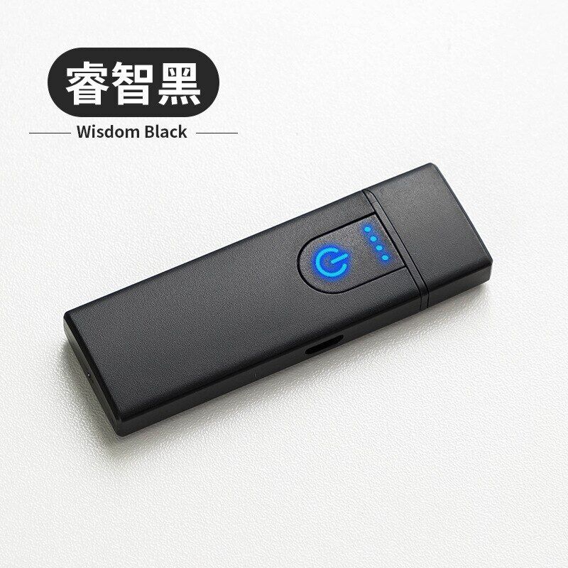 Portable USB Electric Lighters Windproof USB Rechargeable Touch Windproof