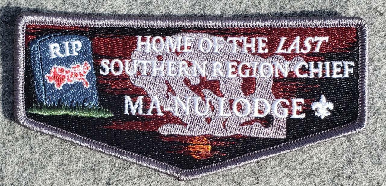 2022 OA Lodge 133 Ma-Nu - RIP - Southern Region Chief Nick Morey LFC/BSA