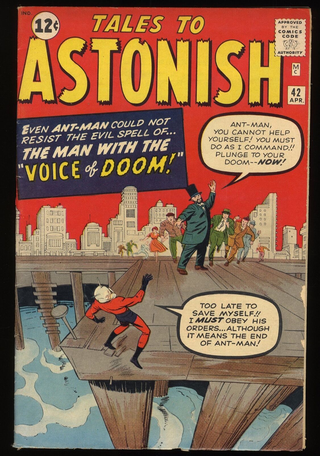 Tales To Astonish #42 FN 6.0 1st Appearance The Voice Ant-Man Marvel 1963