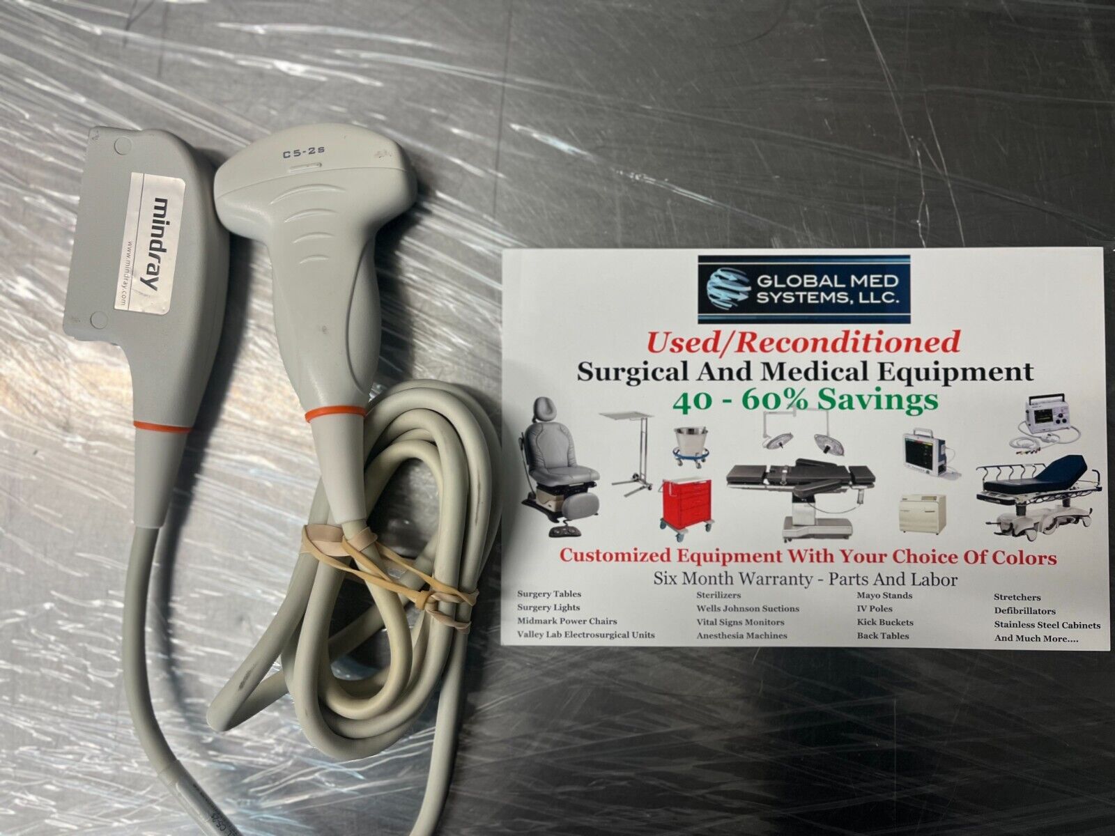 Mindray C5-2s Convex Transvaginal Ultrasound Probe Transducer - SOLD AS IS