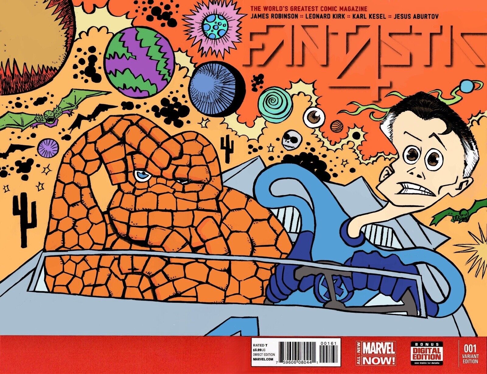 Fantastic Four #1 (2014) Fear & Loathing In Las Vegas Variant Cover - Marvel