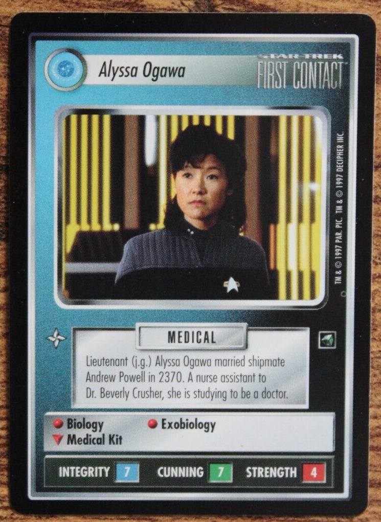 Star Trek CCG - First Contact - Alyssa Ogawa