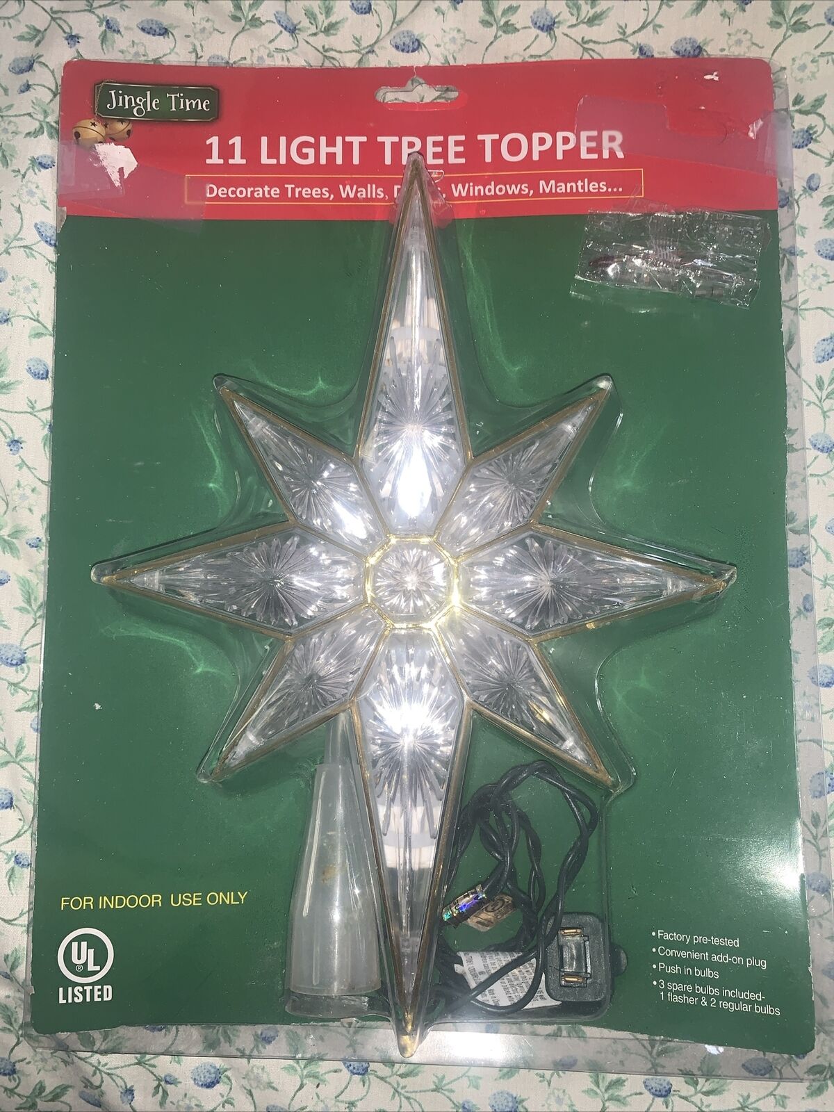 11 Light Star Tree Topper 11\