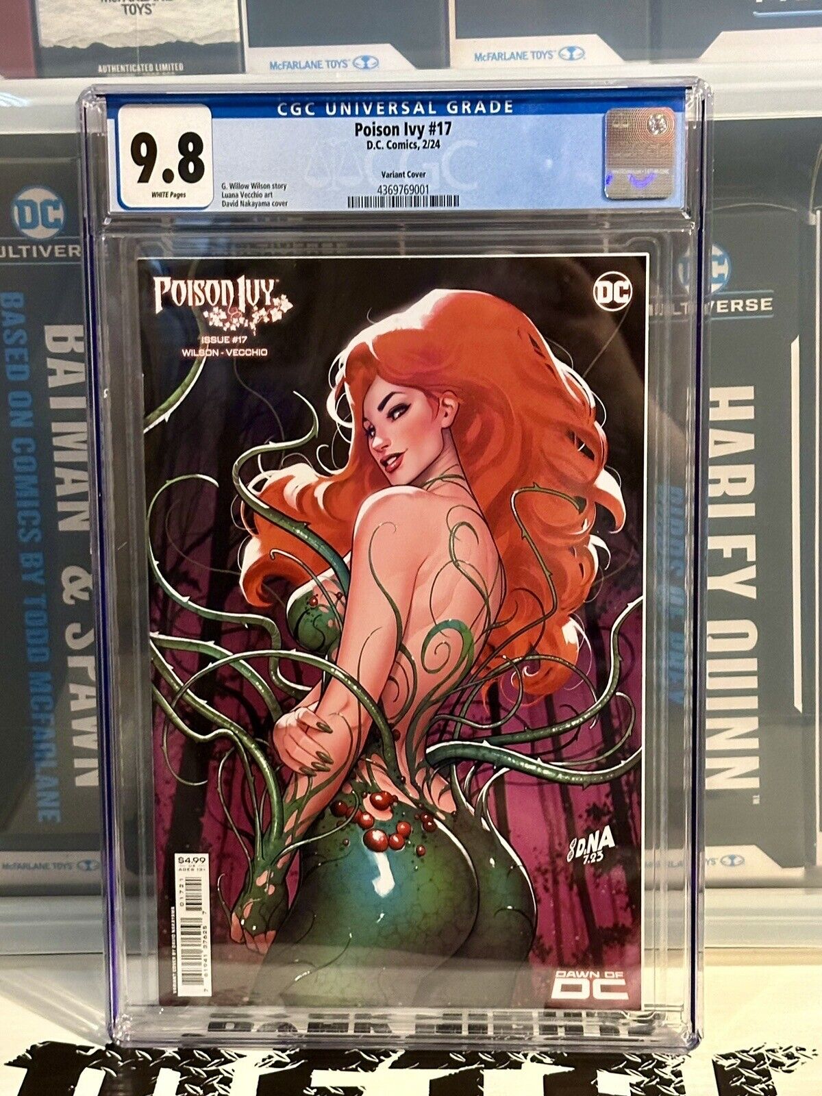 Poison Ivy #17 CGC 9.8 Nakayama DNA Variant Cover Harley Quinn DC Comic New NM+