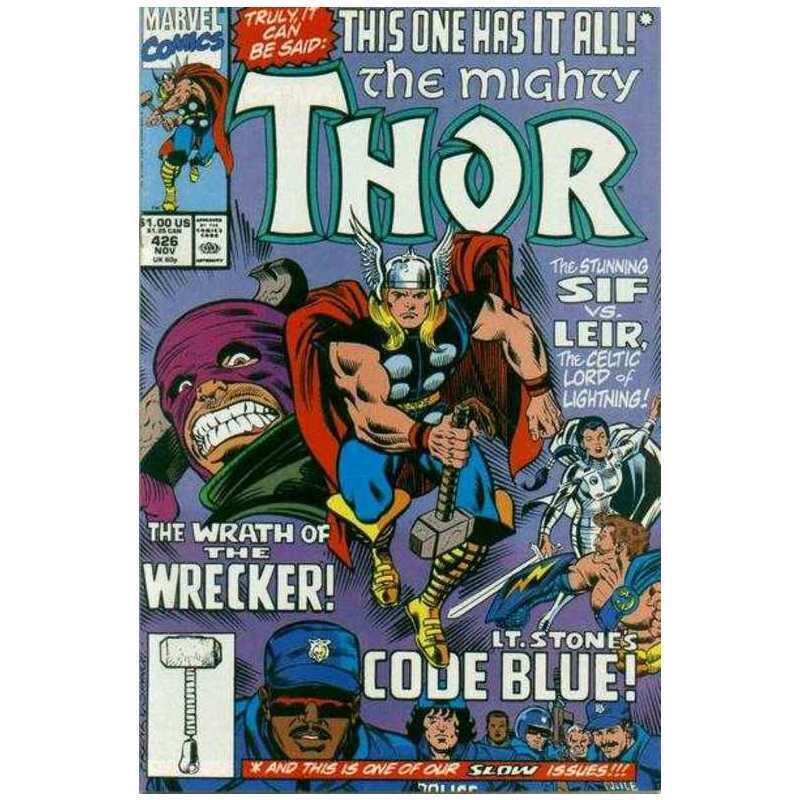 Thor (1966 series) #426 in Near Mint + condition. Marvel comics [x^