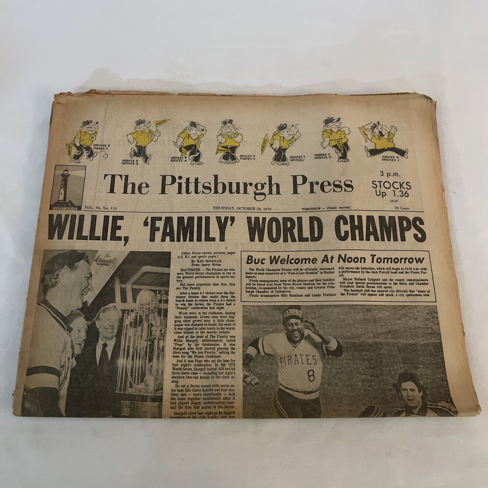 1979 Oct 18 The Pittsburgh Press, Willie, ‘Family’ World Champs (MH50)