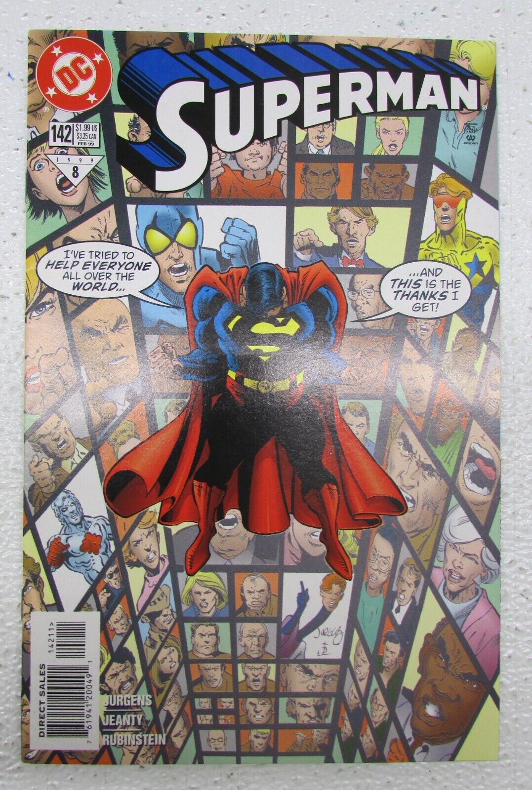 DC COMIC BOOK SUPERMAN #142 FEB 1999