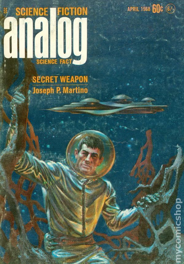 Analog Science Fiction/Science Fact Vol. 81 #2 VG 4.0 1968 Stock Image Low Grade