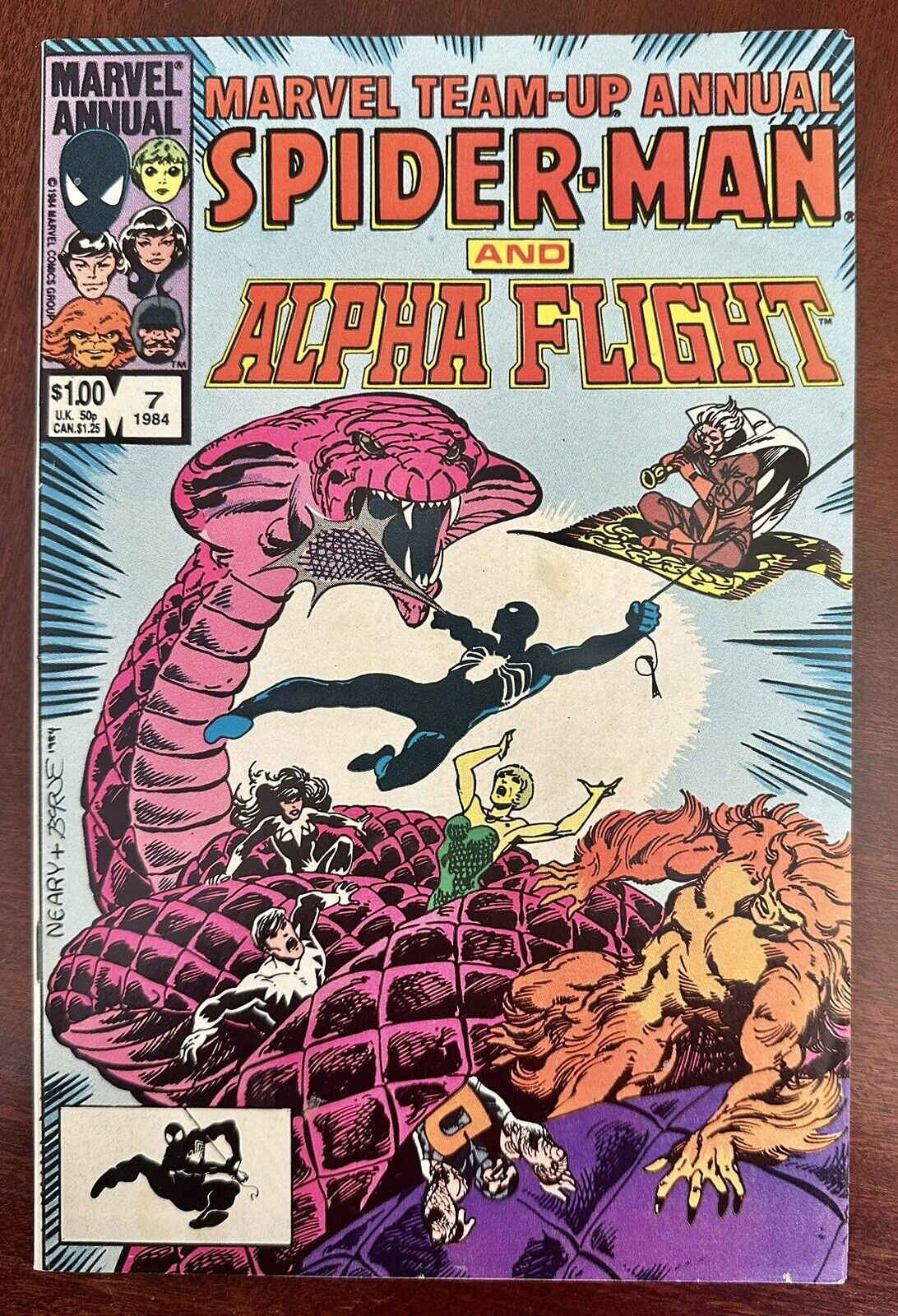 #7 Marvel Team-Up Annual Spider-Man and Alpha Flight (1984)