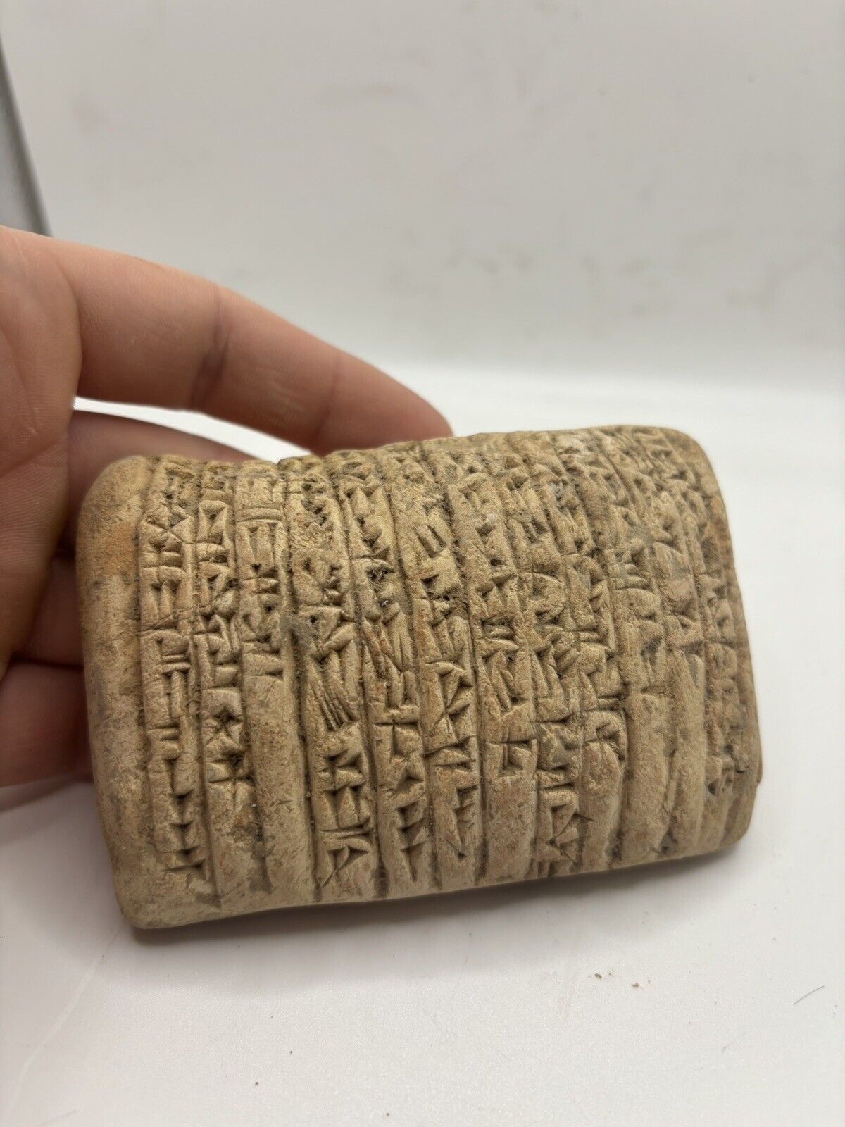 AMAZING NEAR EASTERN STONE TABLET WITH EARLY FORM OF WRITING CIRCA 3000 BCE