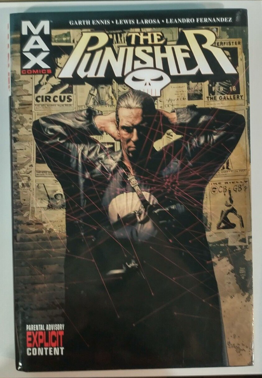 The Punisher Vol 1 Marvel Max Hardcover HC HB Garth Ennis Like Mack Bolan 