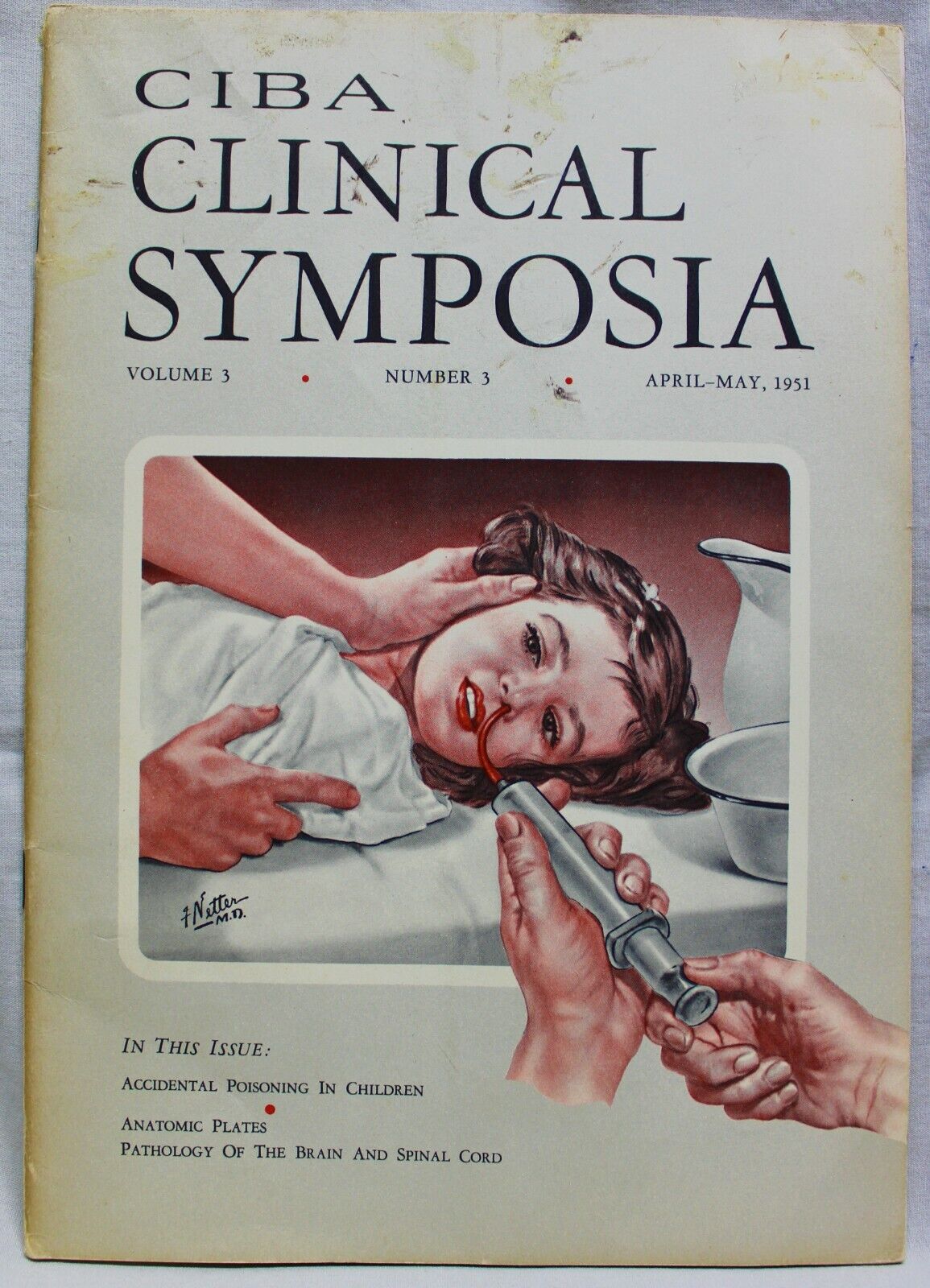 CIBA CLINICAL SYMPOSIA MEDICAL NEWS PUBLICATION APRIL 1955  CHILD POISONING 