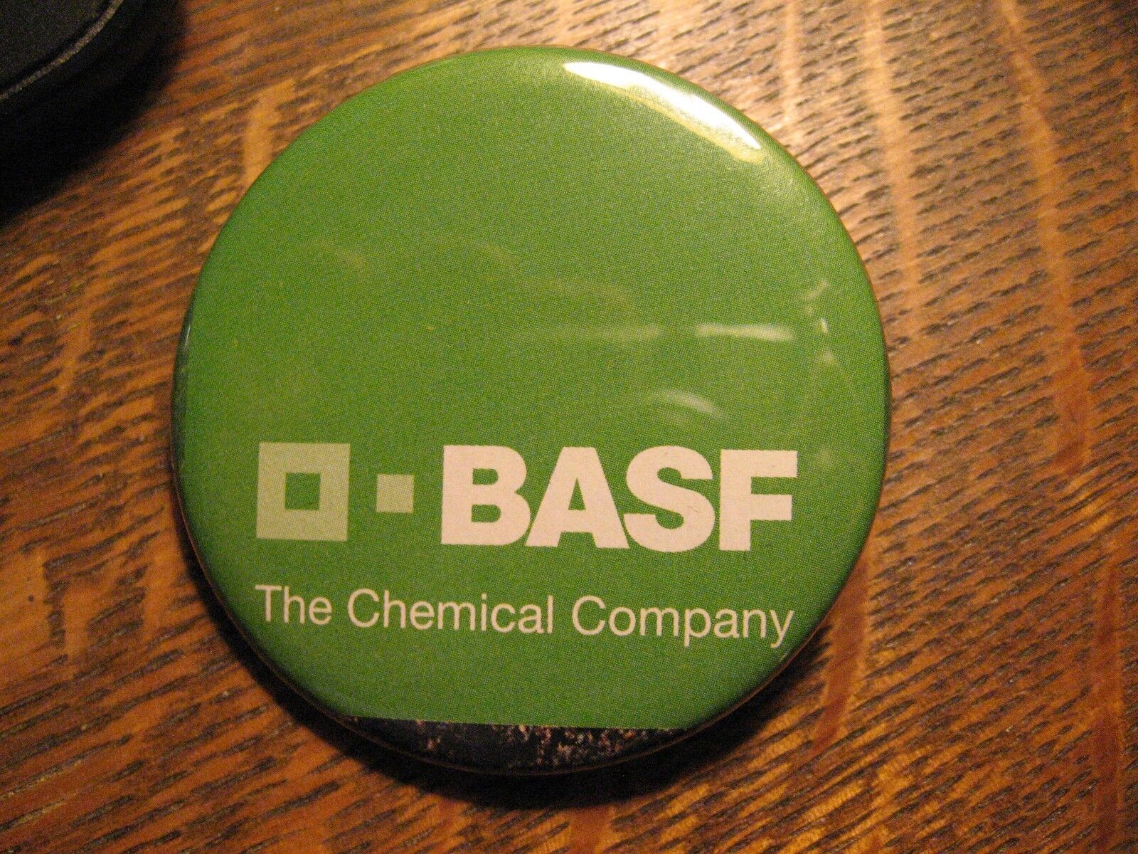 BASF Germany Chemical Company Re-Purposed Advertisement Pocket Lipstick Mirror