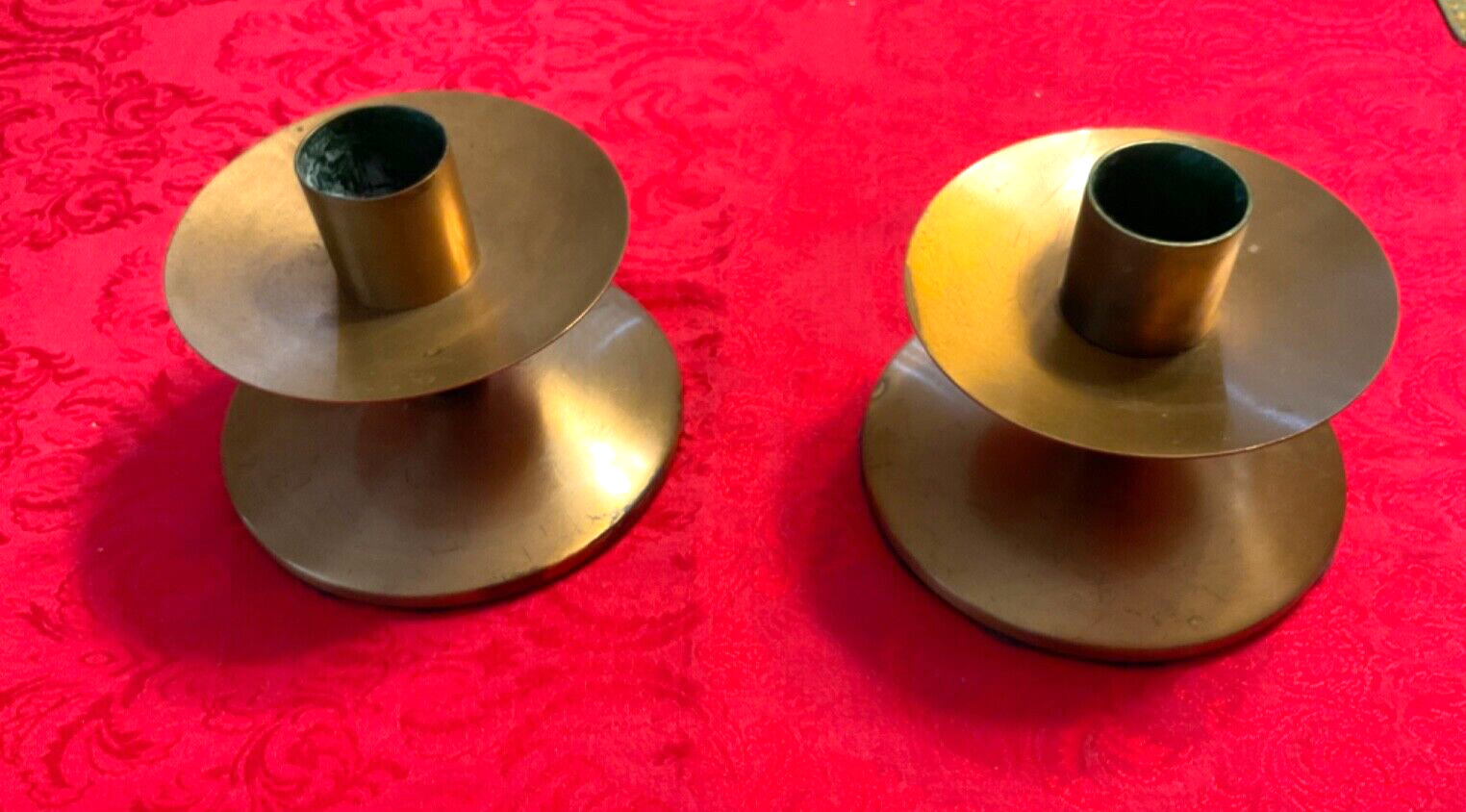 TWO Nice  Altar Candlesticks for 1 ½  candles Church  Clergy