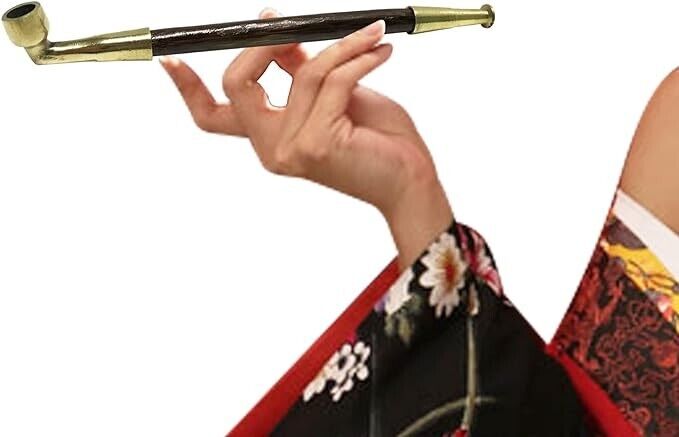 Japanese smoking pipe Kiseru 17cm historical drama props