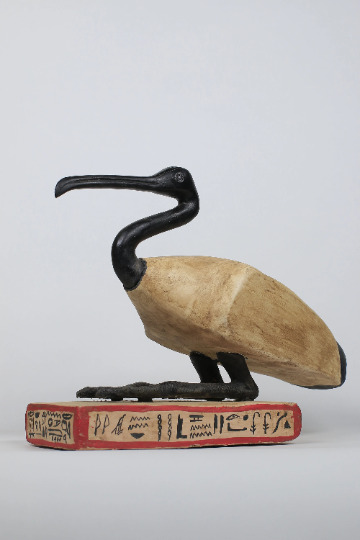 Gorgeous Egyptian Bird IBIS god of knowledge (THOTH) - made from Real wood