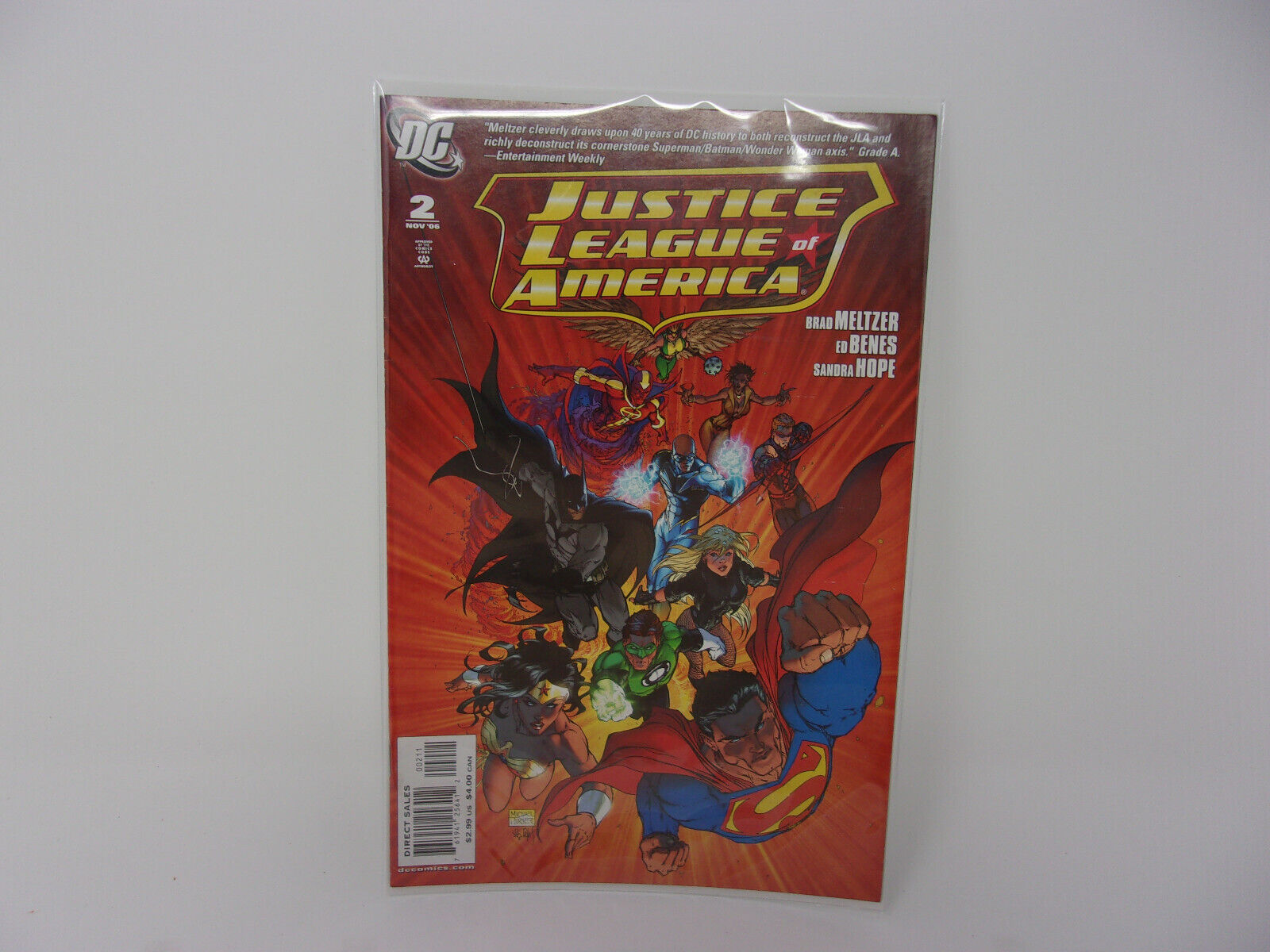 Justice League of America #2 (November, 2006) DC Comics F11