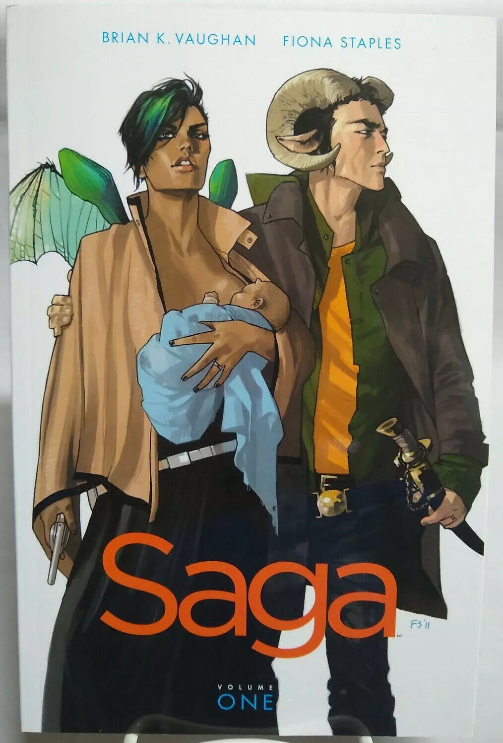 Saga Vol. 1 Paperback By Brian K. Vaughan Fiona Staples Image Comics New