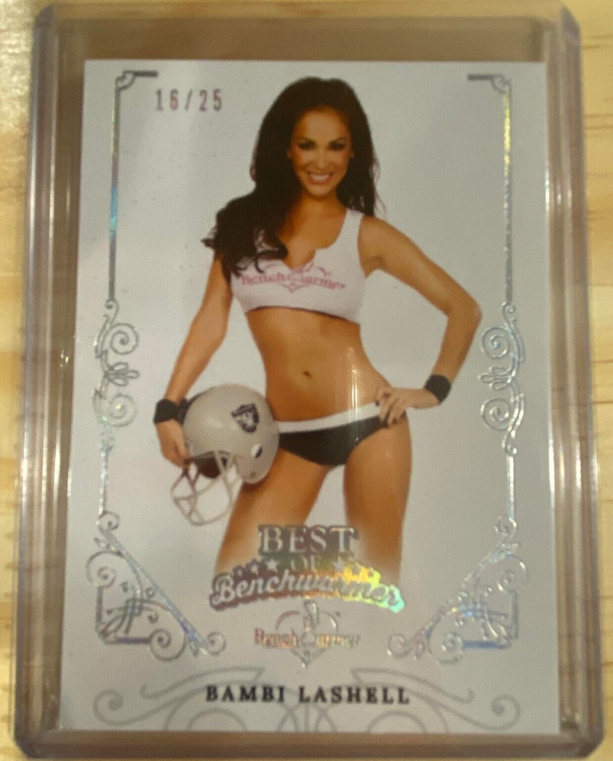 2022 Benchwarmers Best of Bench Warmer BASE Holo Silver Bambi Lashell /25