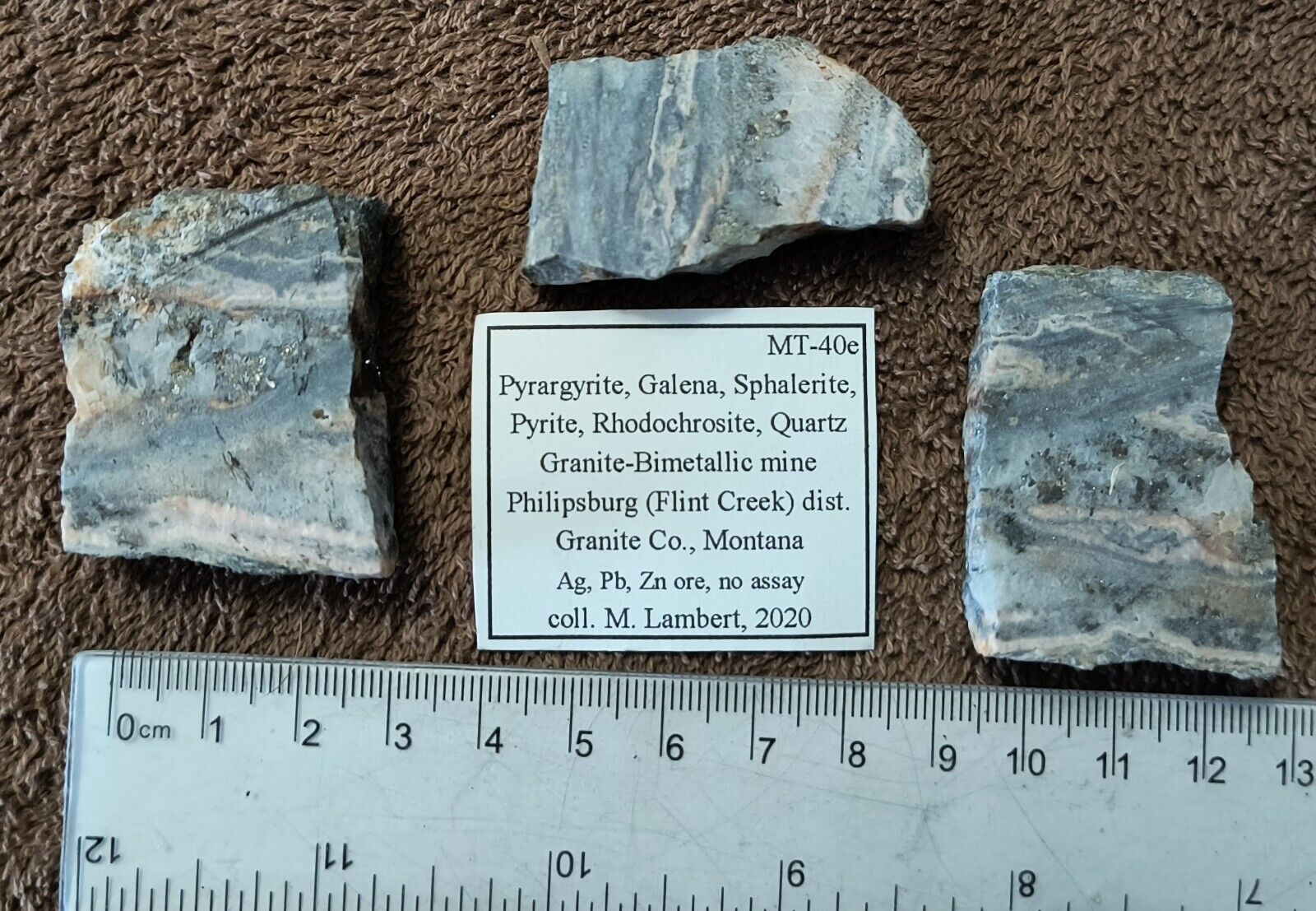 Silver-polymetallic ore, Granite-Bimetallic mine, Philipsburg, Montana