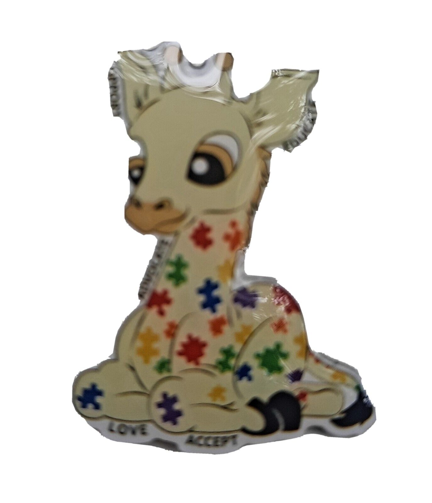 Autism Awareness Giraffe Amazon peccy pin