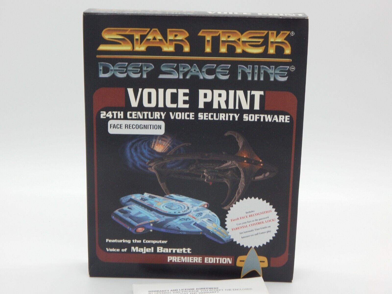 Star Trek Deep Space Nine Security Software Face Recognition PC Game Floppy Disc