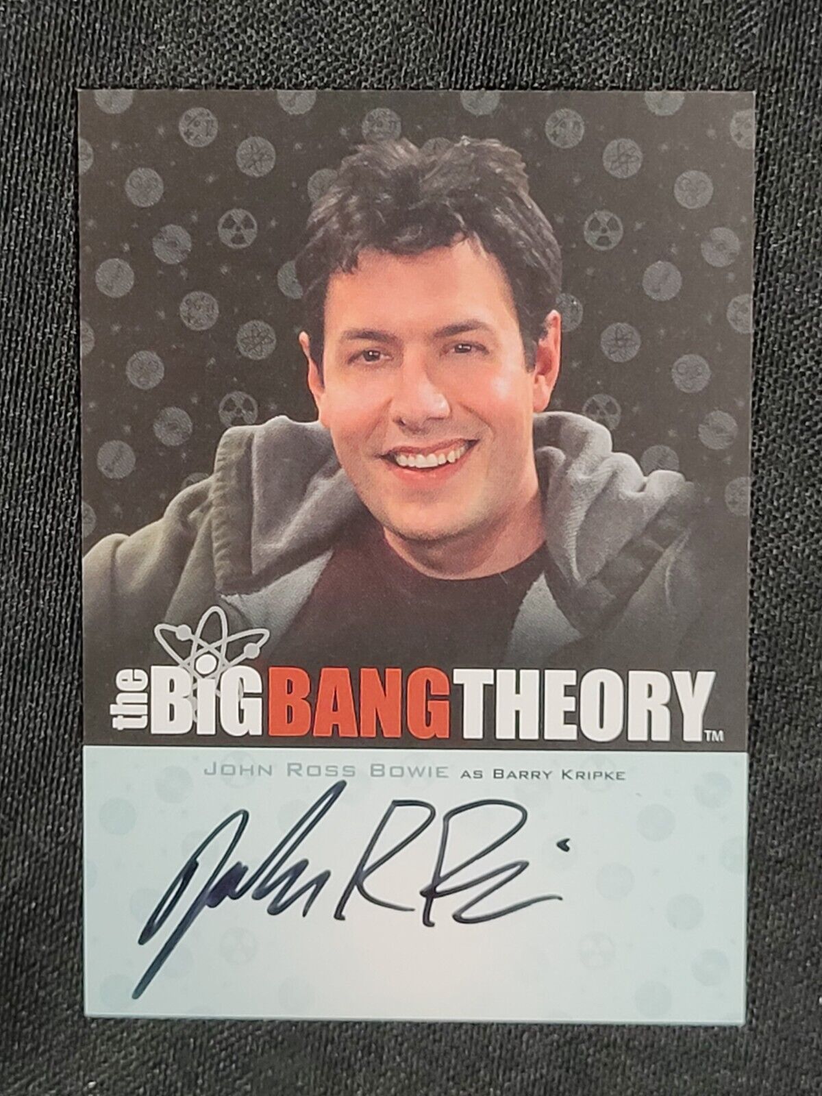 2012 Cryptozoic The Big Bang Theory Seasons 3 & 4 Auto card John Ross Bowie #A10