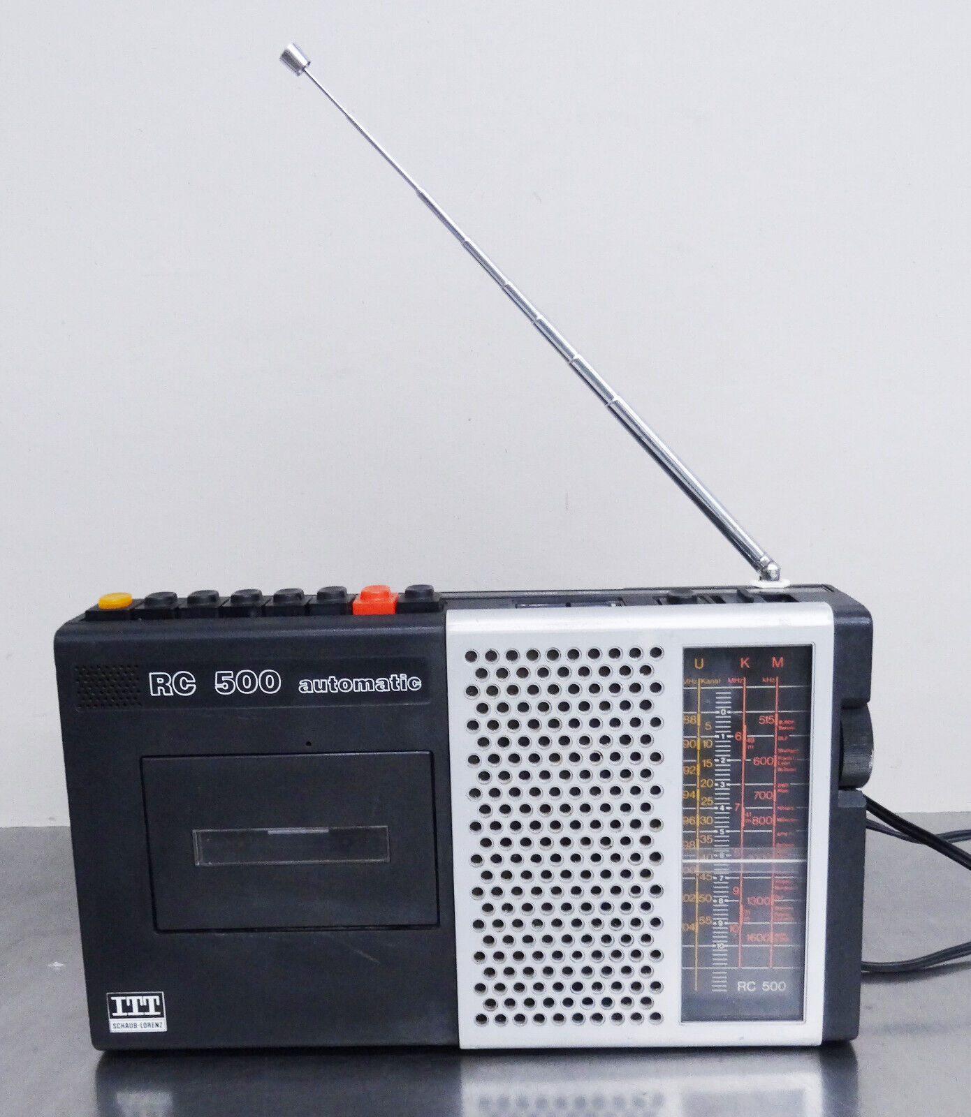 ITT Schaub Lorenz RD500 Cassette Radio Cassette Radio Portable Radio 1974-75