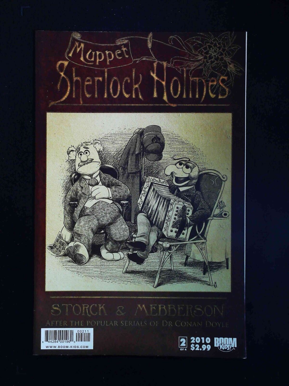 Muppet Sherlock Holmes #2  Boom Comics 2010 Vf/Nm