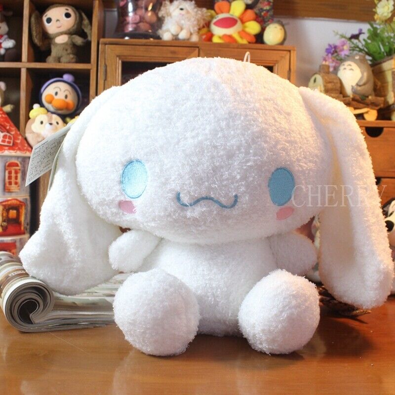 Sanrio 30CM Big White Cinnamoroll Plush Toys Stuffed Animal Soft Doll