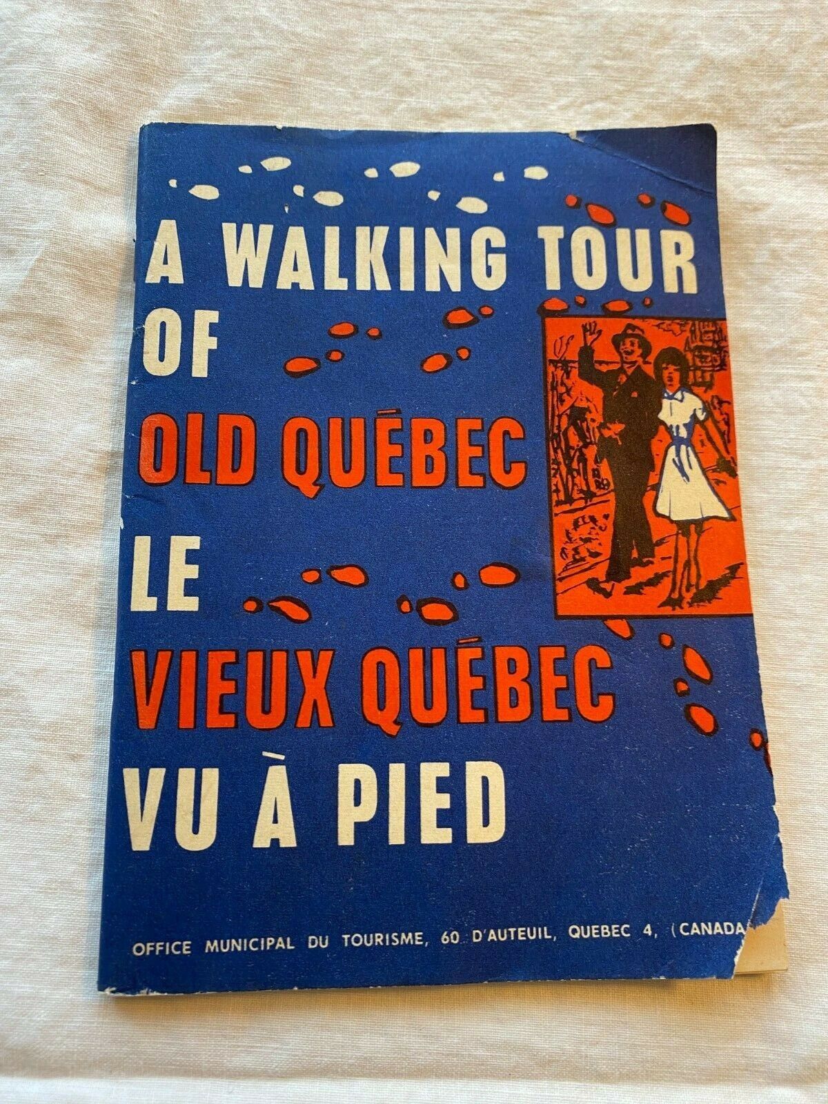 Canada, Quebec, A Walking Tour of Old Quebec Mid-Century, French & English Guide