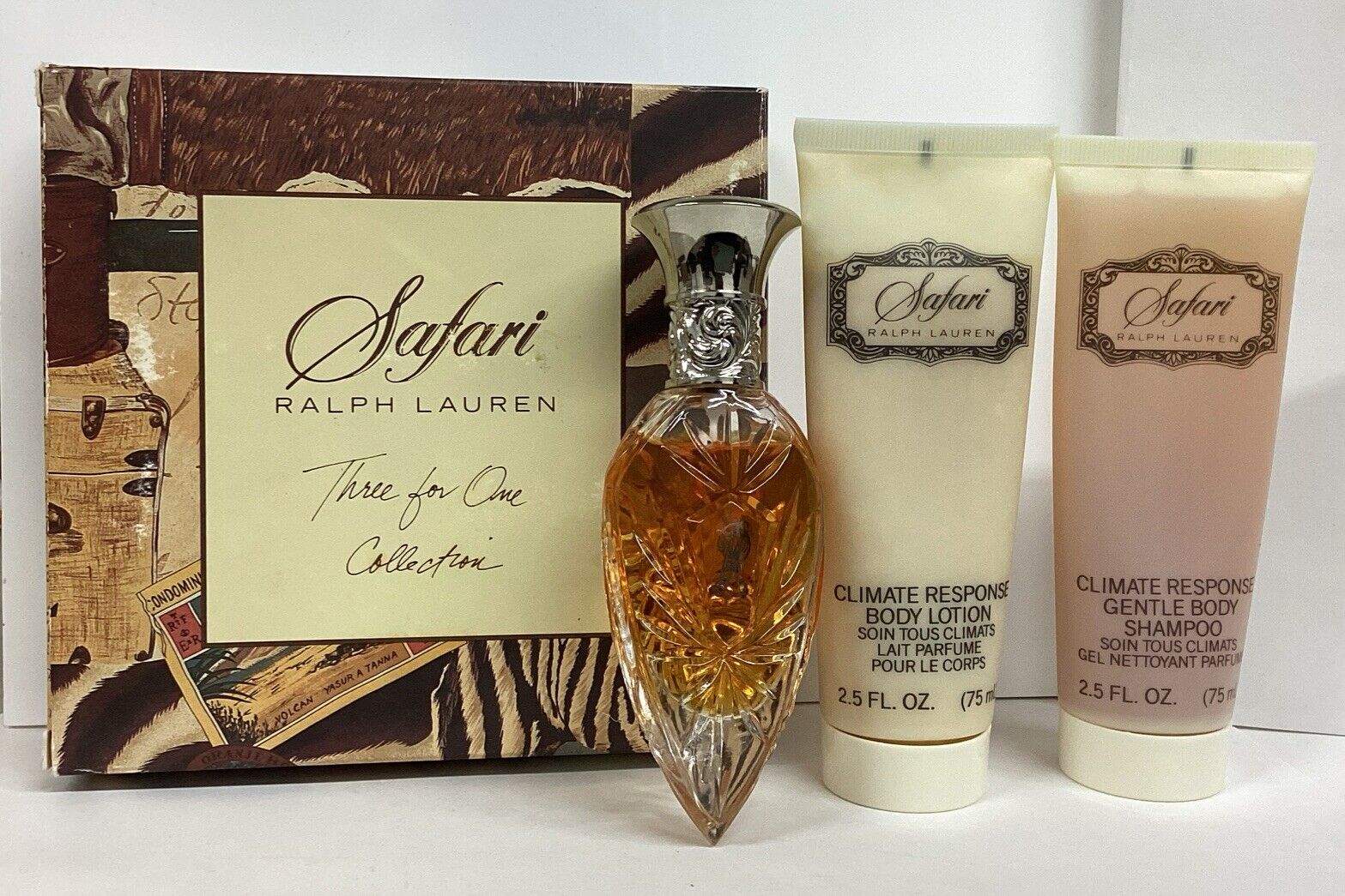 Safari By Ralph Lauren Three For One Collection As Pictured Eau De Parfum .68oz