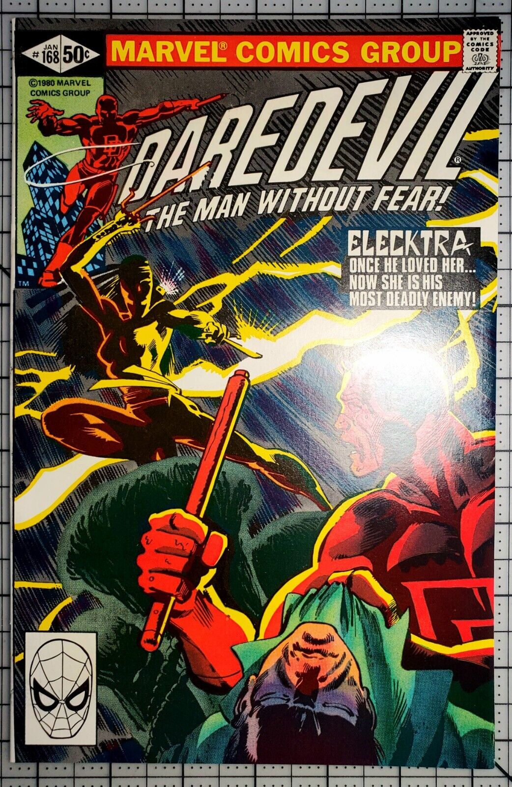 DAREDEVIL #168, First Appearance Elektra PRESSED AND CLEANED Key Grail 