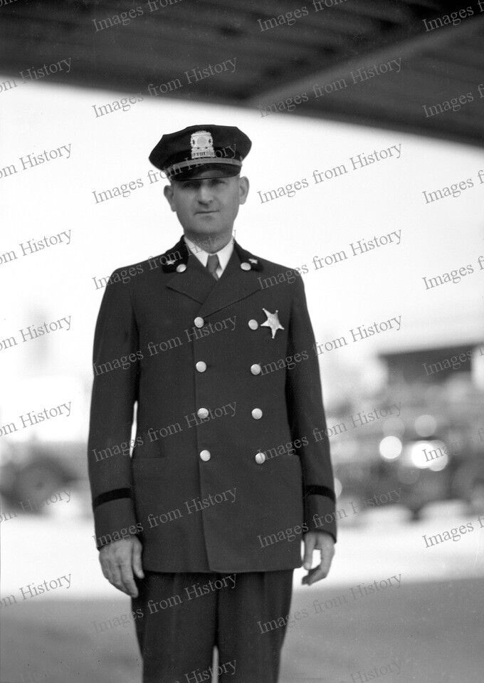 8x10 Print Chicago Police Chief  in Uniform 1933 #OCD