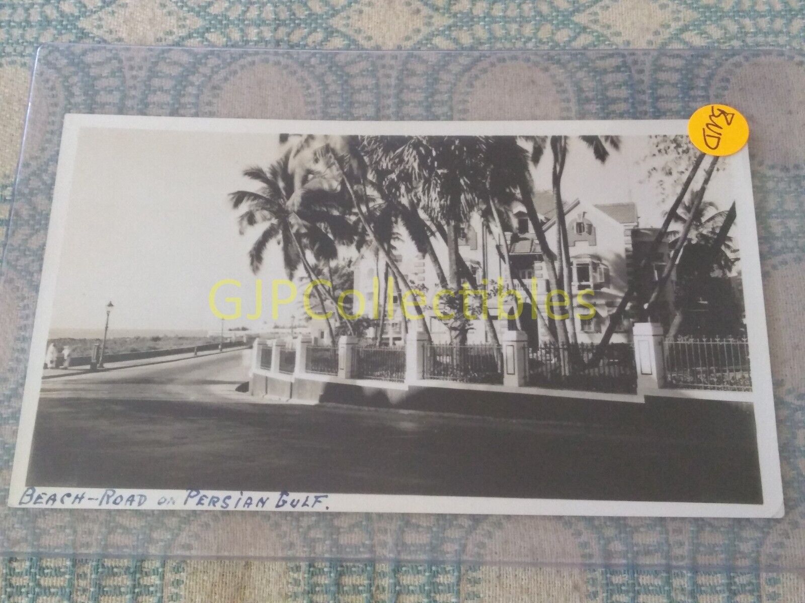 BND VINTAGE PHOTOGRAPH Spencer Lionel Adams BEACH ROAD ON PERSIAN GULF