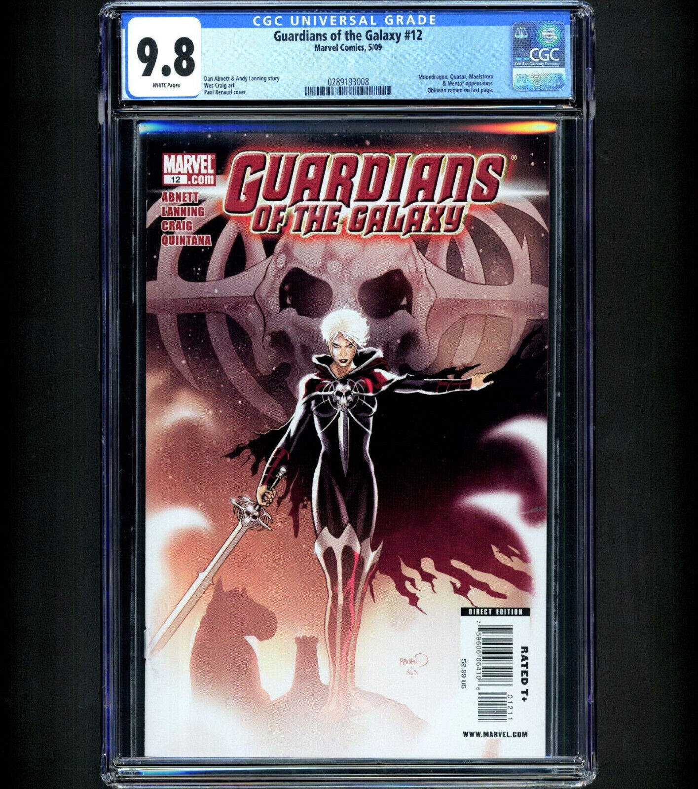 Guardians Of The Galaxy #12 CGC 9.8 1ST PHYLA-VELL APP as MARTYR GOTG Marvel NM