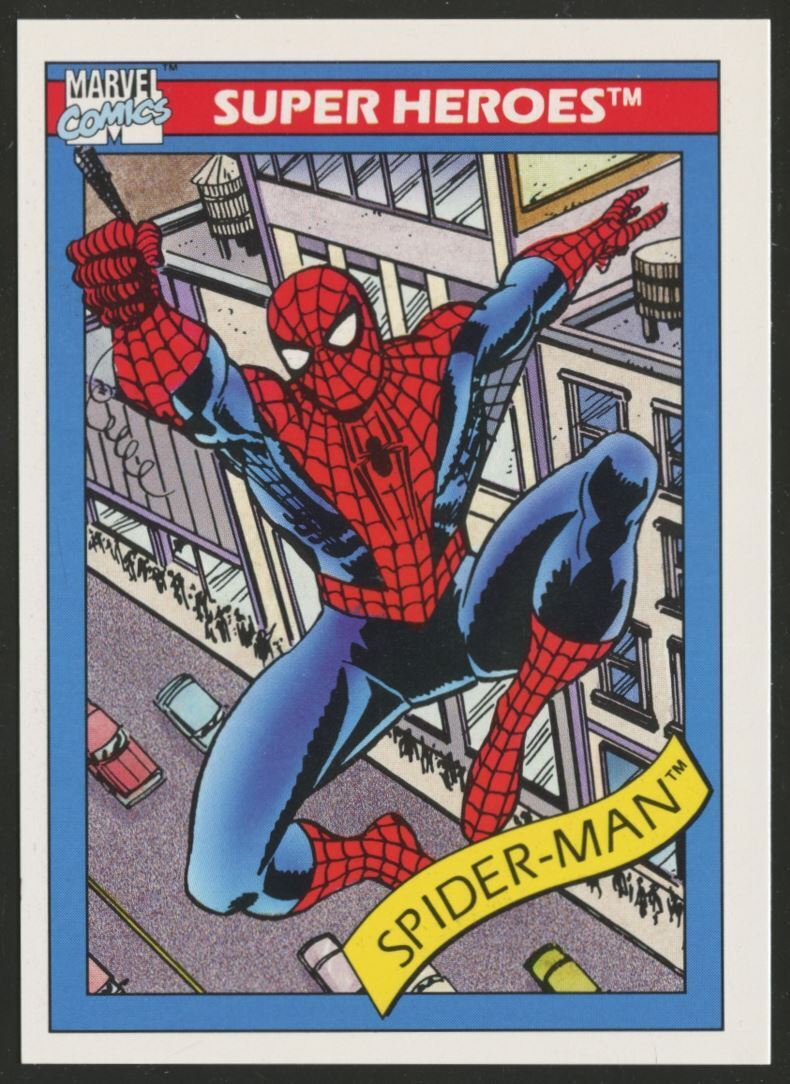 1990 IMPEL MARVEL UNIVERSE SPIDER-MAN #29 E