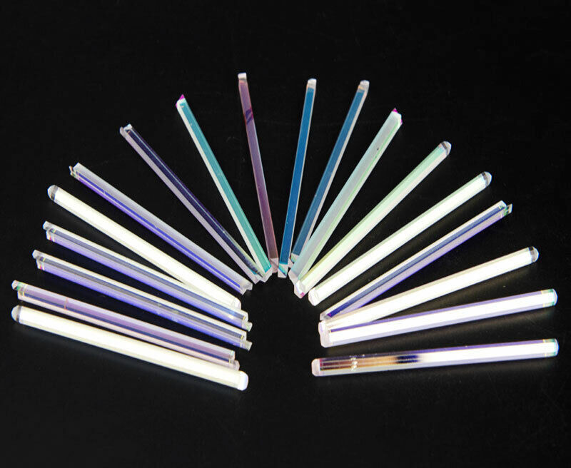 20pcs Defective Long Prism Optical Glass Physics Decorative Prism for DIY
