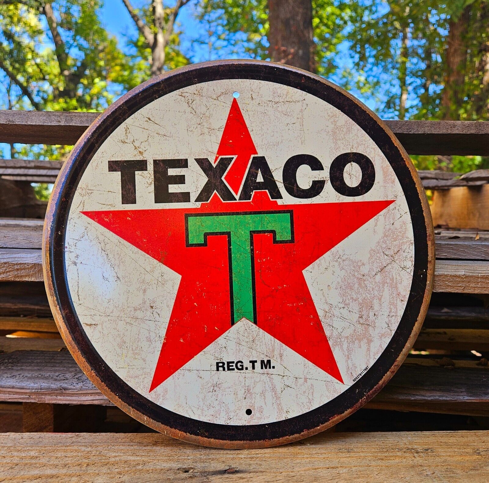 TEXACO STAR OIL TIN SIGN hot rods car Home Wall Décor Bar Shop Garage vintage