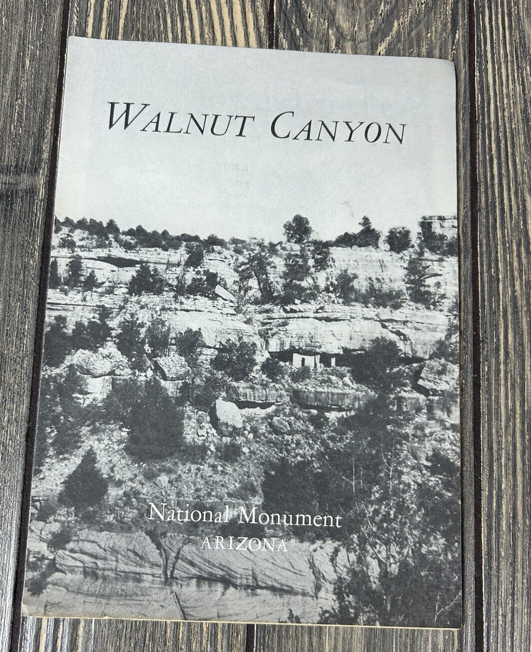 Vintage Walnut Canyon National Monument Arizona United States Department
