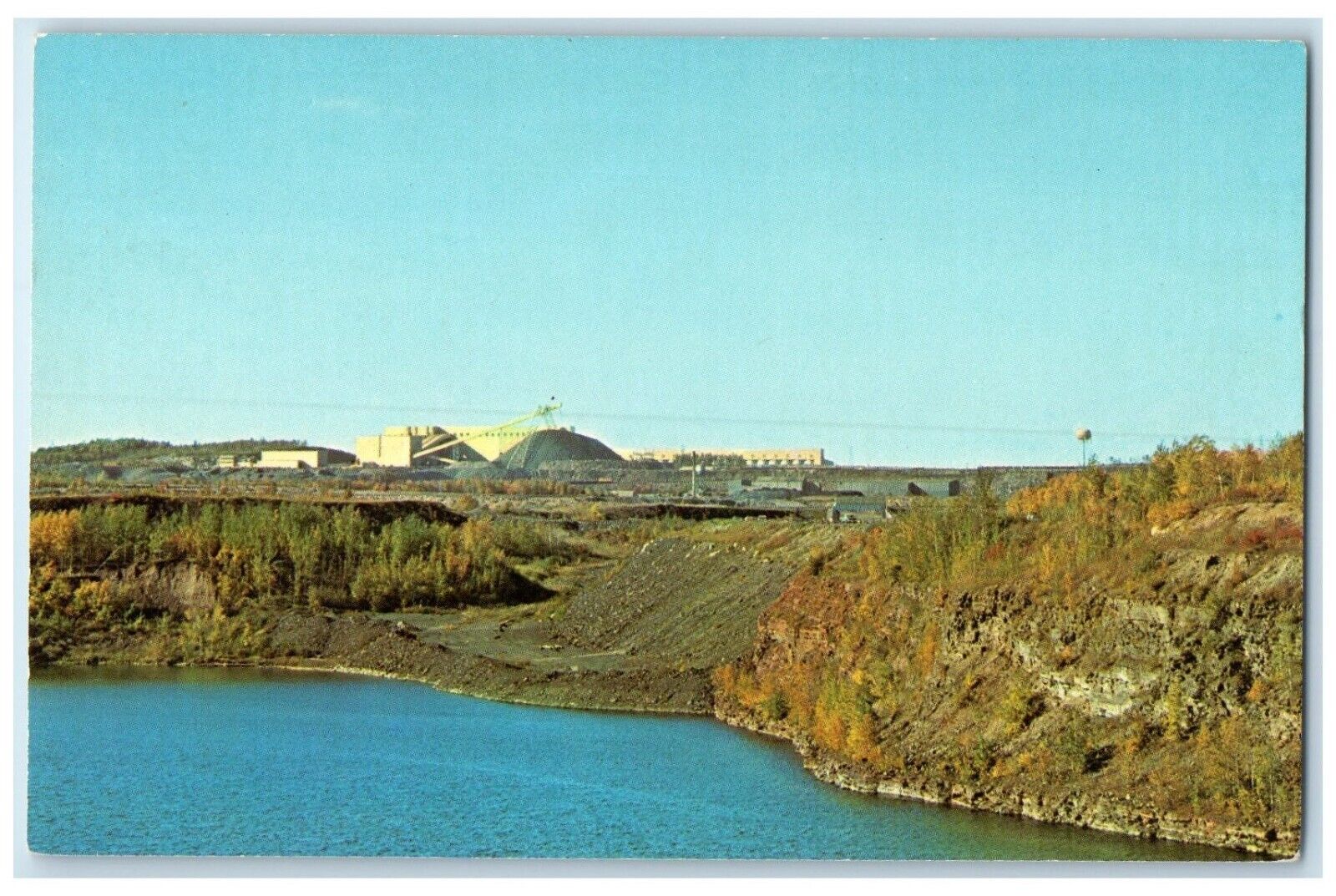 c1960 U.S. Steel Minntac Plant Exterior Building Mt. Iron Minnesota MN Postcard