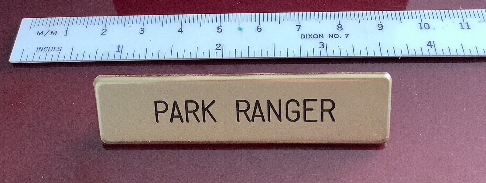 National Park Service Park Ranger Name Bar