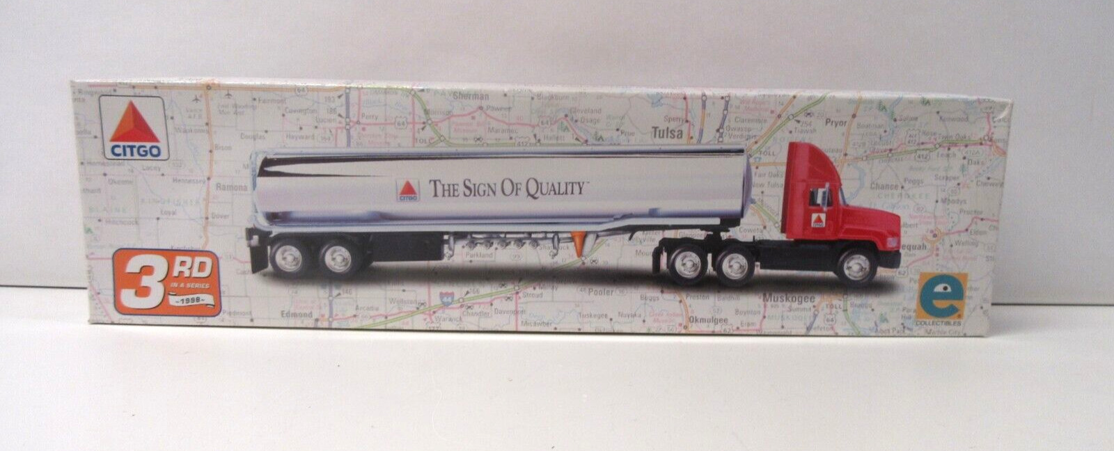 1998 Citgo 1961 Die Cast Tanker Truck w/Rubber Tires See Pics