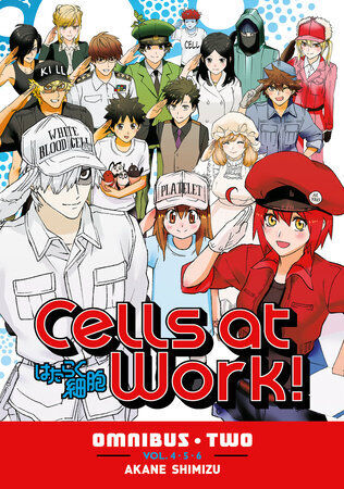 Cells at Work Omnibus 2 (Vols. 4-6) Manga