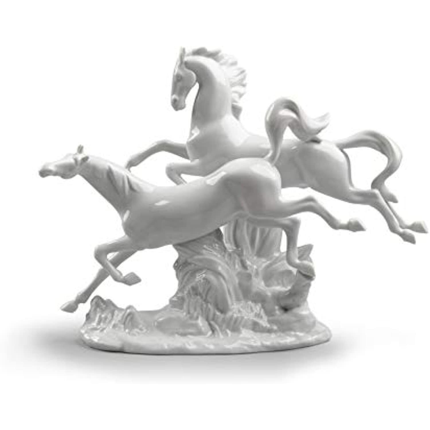 Lladró Lladro Horses Galloping Figurine Porcelain Horse Figure 1008682