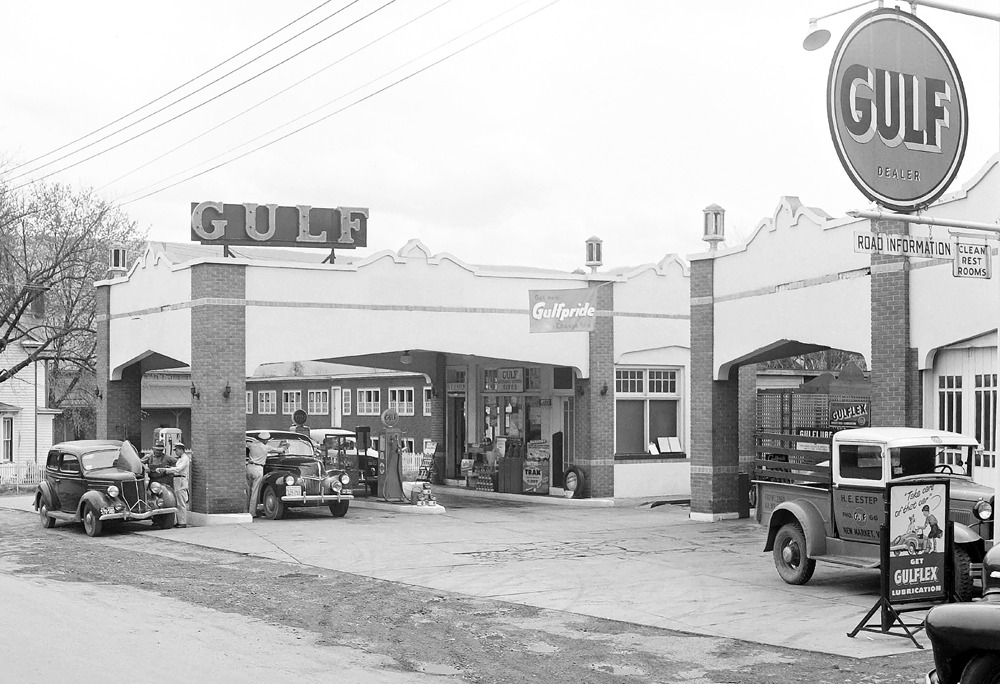 1930-1939 Gas Station, Virginia Vintage Old Photo 13\
